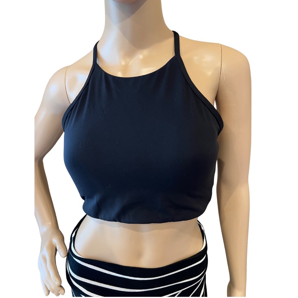 CRZ YOGA Butterluxe Womens High Neck Y Back Sports Bra